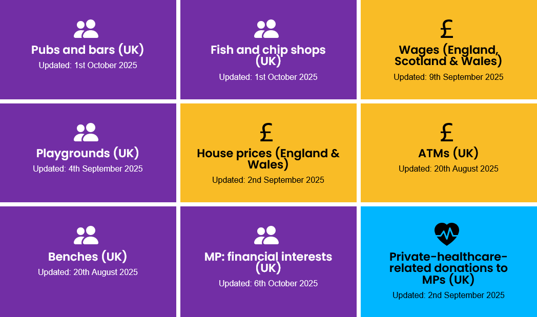 Constituency hex maps