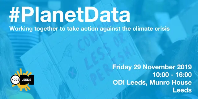 Poster for the PlanetData session in 2019